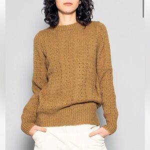 NWT PERSONS Fran Oversized Wool Blend Sweater in Moss - size Medium like SEZANE